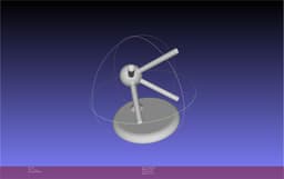 Sputnik Satellite Printable Board Game Scale Space Race Micro Miniature 3d model