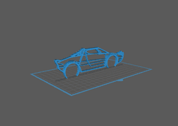 Lancia - Stratos Wall Art 3d model