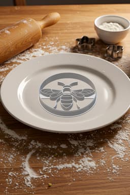 Bee Cookie Cutter, Biscuit Cutter 3d model