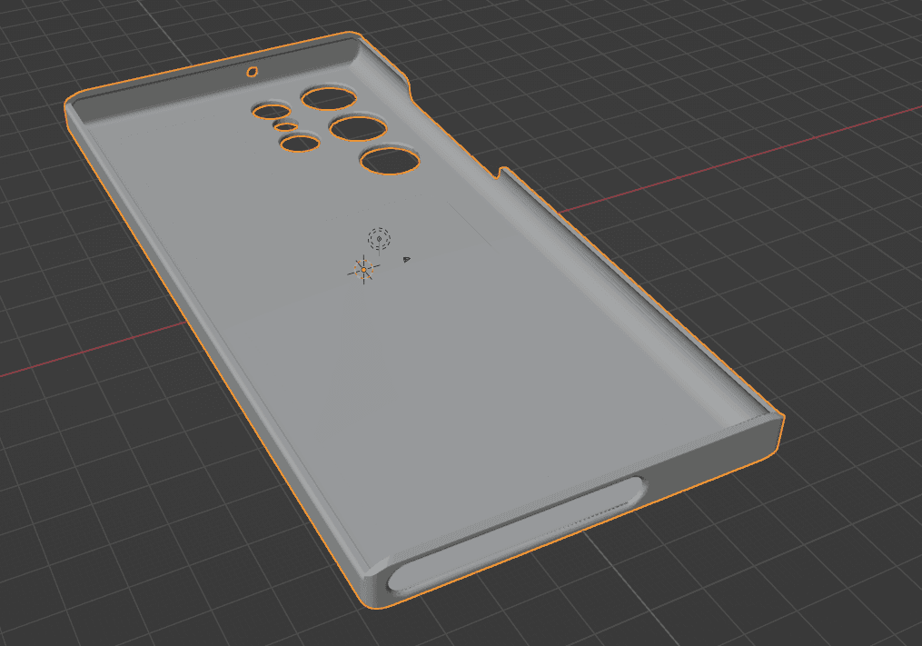 s22 ultra full back 3d model