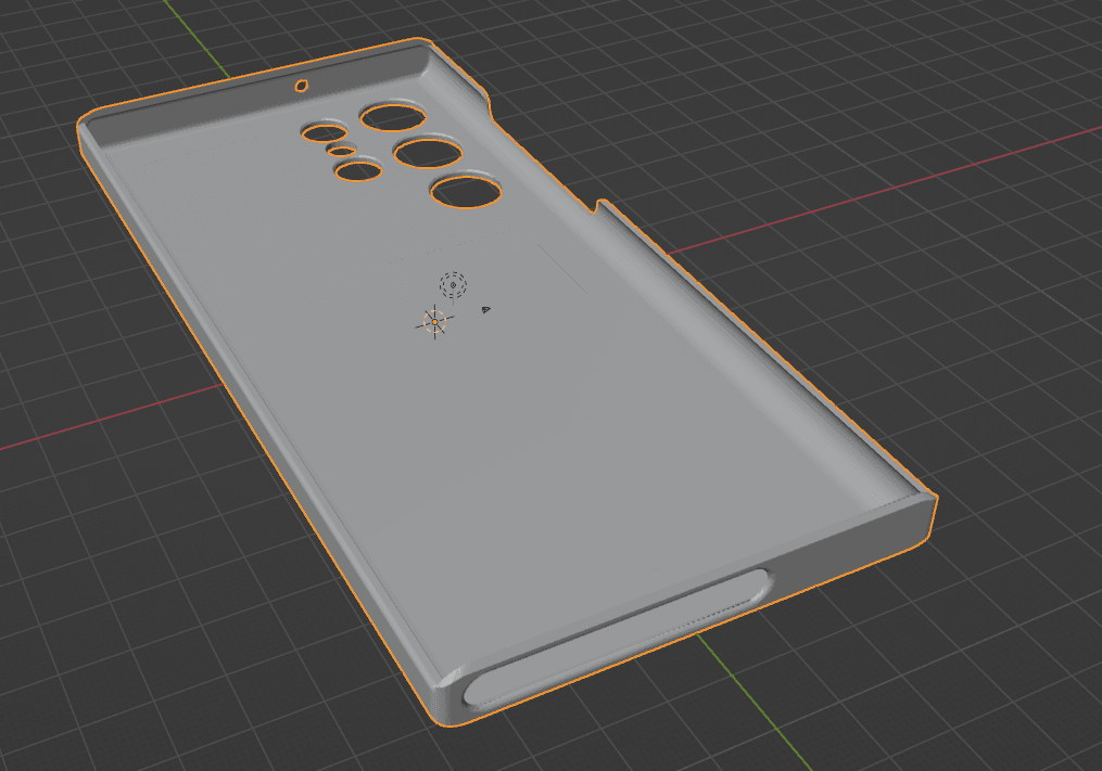 s22 ultra full back 3d model