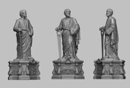 Saint Simon Zealot 3D Scanning STL Printable 3d model