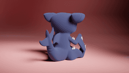 Garchomp Chibi Collectible - Pokemon 3d model