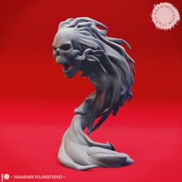 Flameskull - Tabletop Miniature 3d model