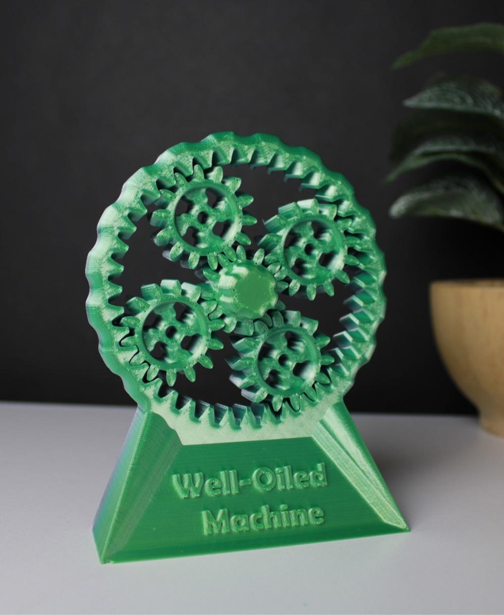 Well-Oiled Machine Trophy 3d model
