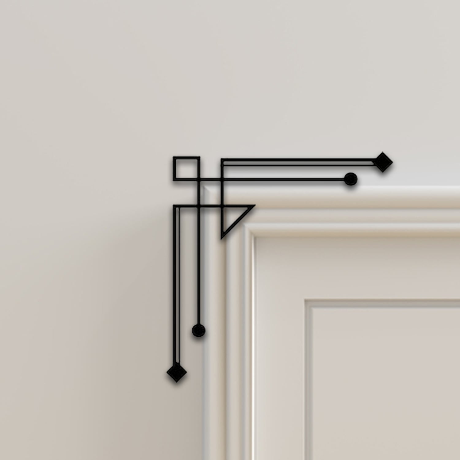 Door Corner Decor 3d model