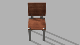 Chair for modern table 3d model