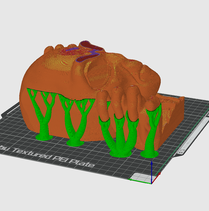 Alien Book Nook / Multi Parts 3d model
