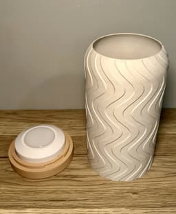 Modern Desktop Lamp Pod - Flow 3d model
