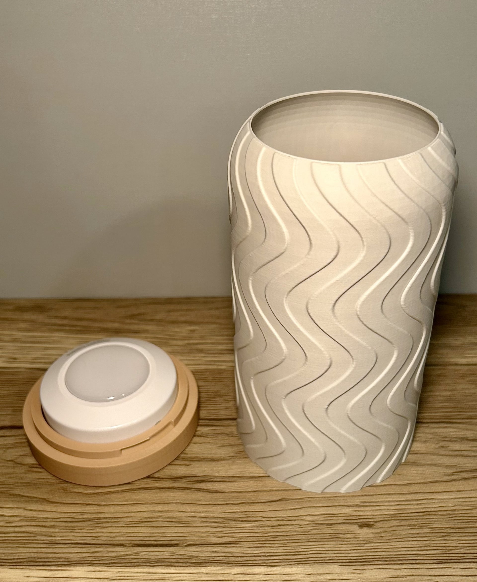 Modern Desktop Lamp Pod - Flow 3d model
