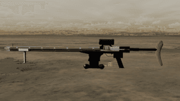 3d printable railgun rifle 3d model