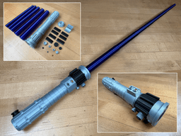 Mara Jade's Collapsing Lightsaber 3d model