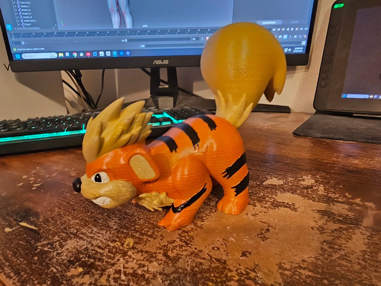 58_Growlithe 3d model