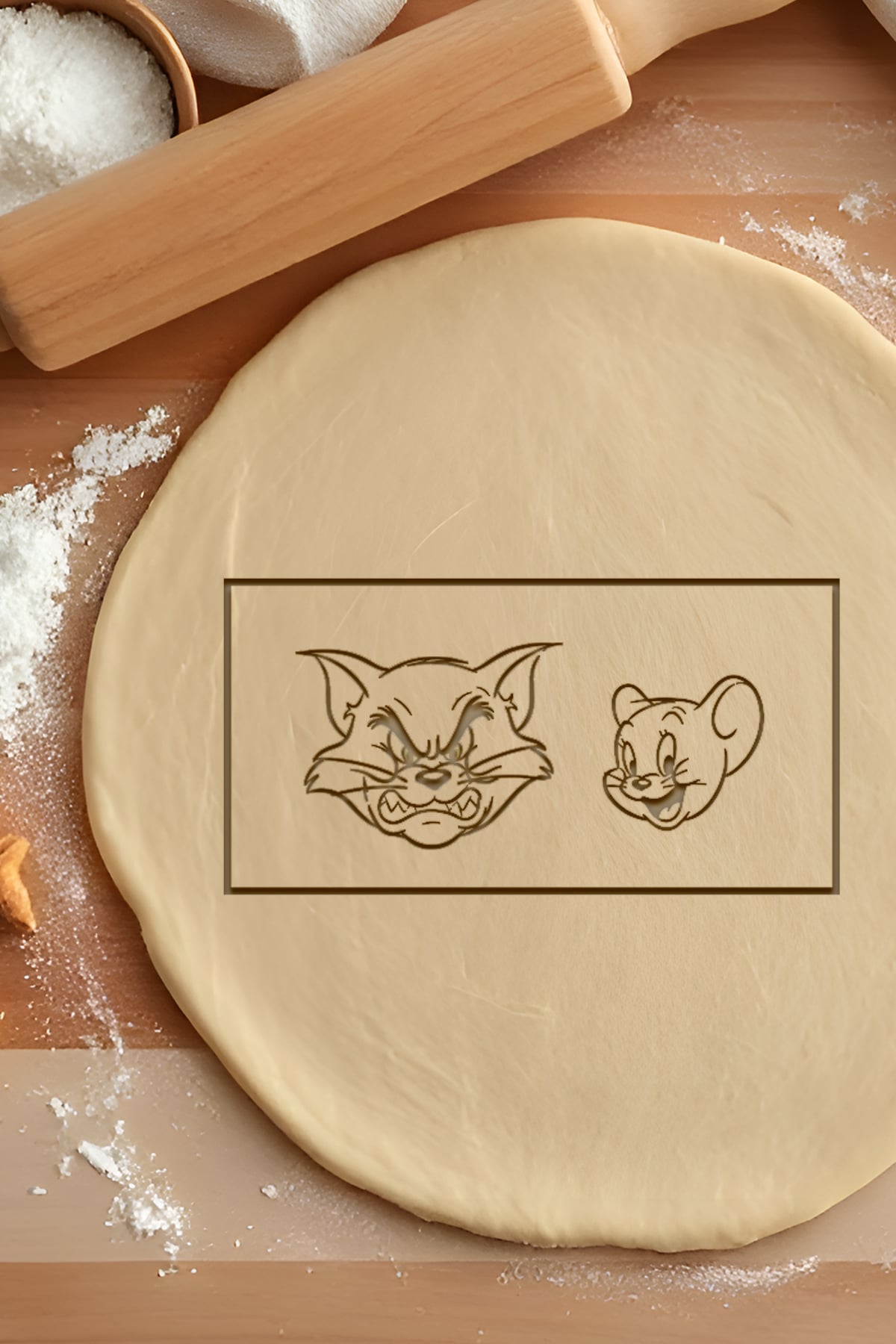 Tom And Jerry Cookie Cutter, Biscuit Cutter 3d model