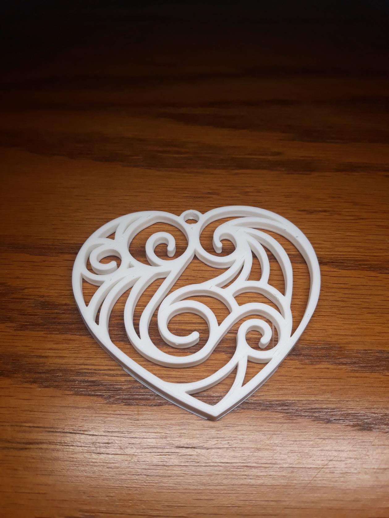 Heart Ornament 3d model