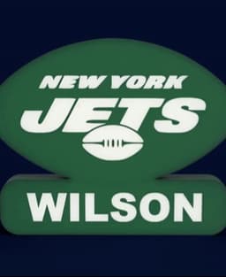 N.Y. Jets Sign - LED Strip Compatible 3d model