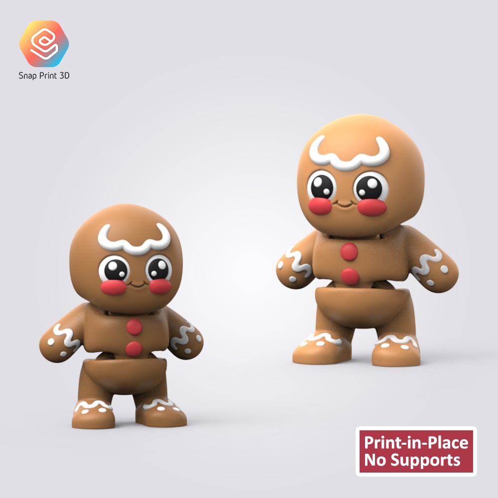 Flexi Gingerbread V01 3d model
