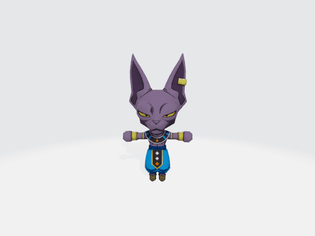 Baby Beerus 3d model