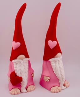 Coat Gnome -Hearts Bare Feet 3d model