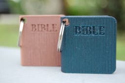 pocket bible keychain 3d model