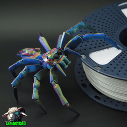 Elegant Golden Jumping Spider 3d model