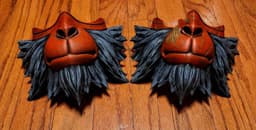 ghost of tsushima Monkey Mask 3d model