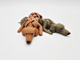 Flexi Dachshund 3d model