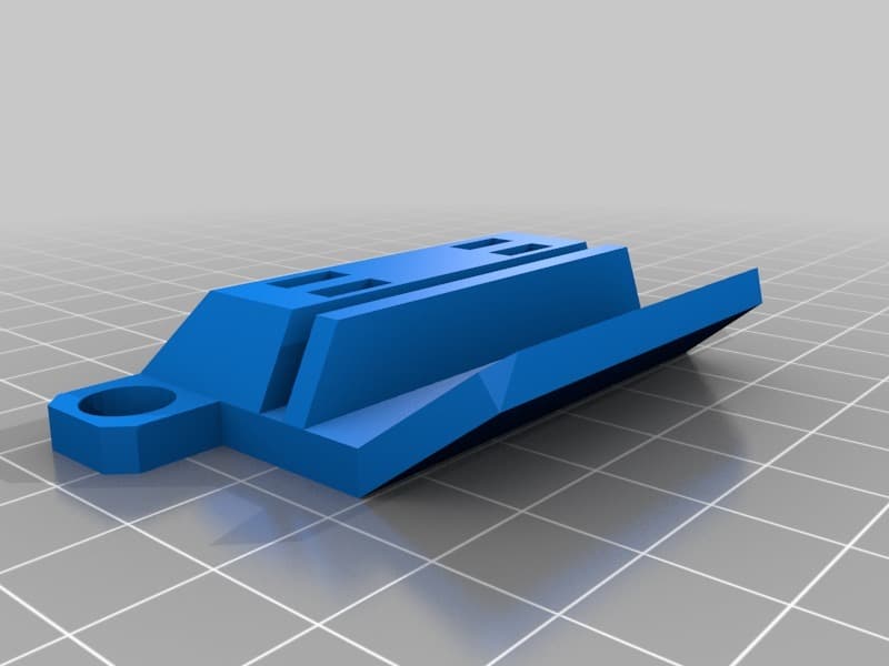 Another Set of Handles (and Stop) - 8mm Disc Magnets 3d model