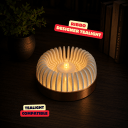 RIBBO - DESIGNER TEALIGHT / TEALIGHT COMPATIBLE / MODERN HOMEDECOR / LIGHTING 3d model