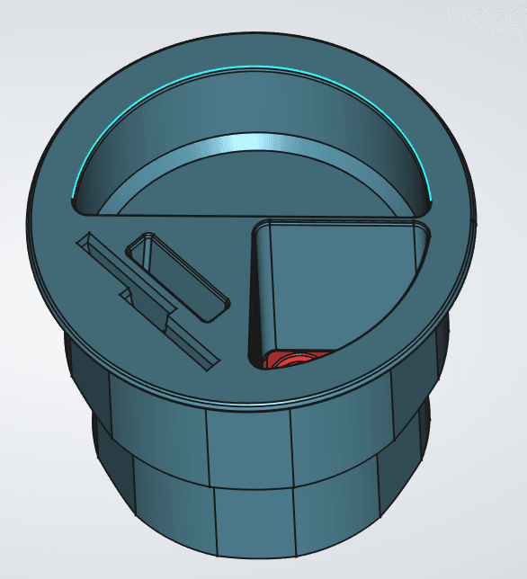 Universal car cup holder system free trial 3d model