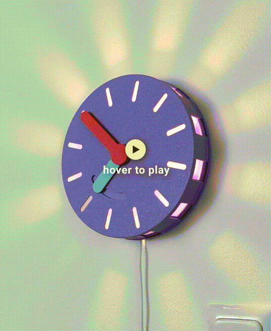 Clock(lamp) 3d model