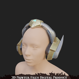 Juno Freshman Teo Minh Cosplay Headphones Overwatch 3d model