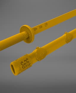 Mulan's Sword and Sheath - Mulan 3d model