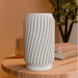 Modern Twist Lamp 3d model