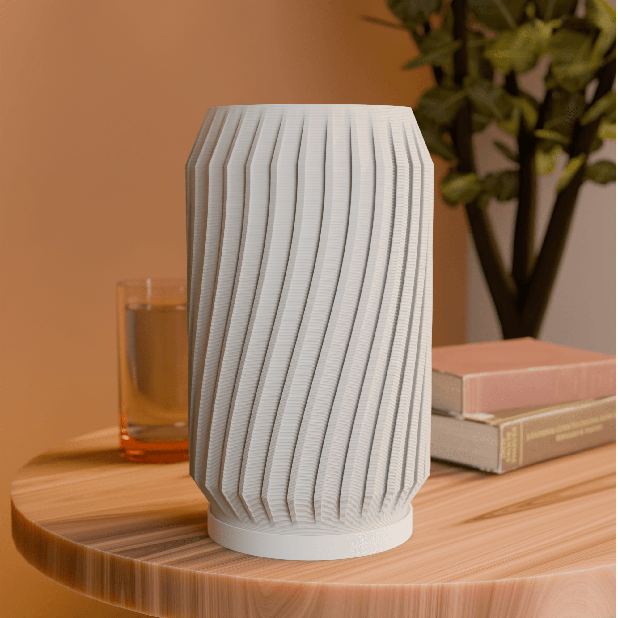 Modern Twist Lamp 3d model