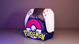 Pokémon Logo Controller Holder 3d model