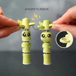 Flexi Bamboo Buddies Keychain 3d model