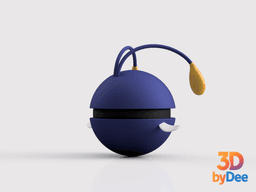 Chinchou Poke Ball 3d model