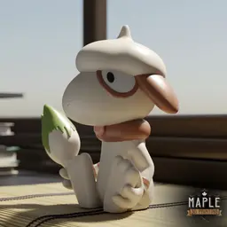 235. Smeargle - Basic & Ornamental 3d model