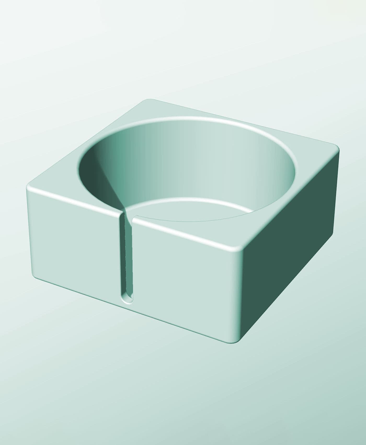 CS162-80-S Stacking slotted module bin for modern home decor 3d model