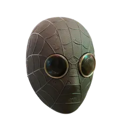 Spiderman Noir Mask 3d model