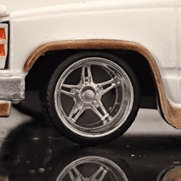 5 spoke Baby Billet wheels 1/64 3d model