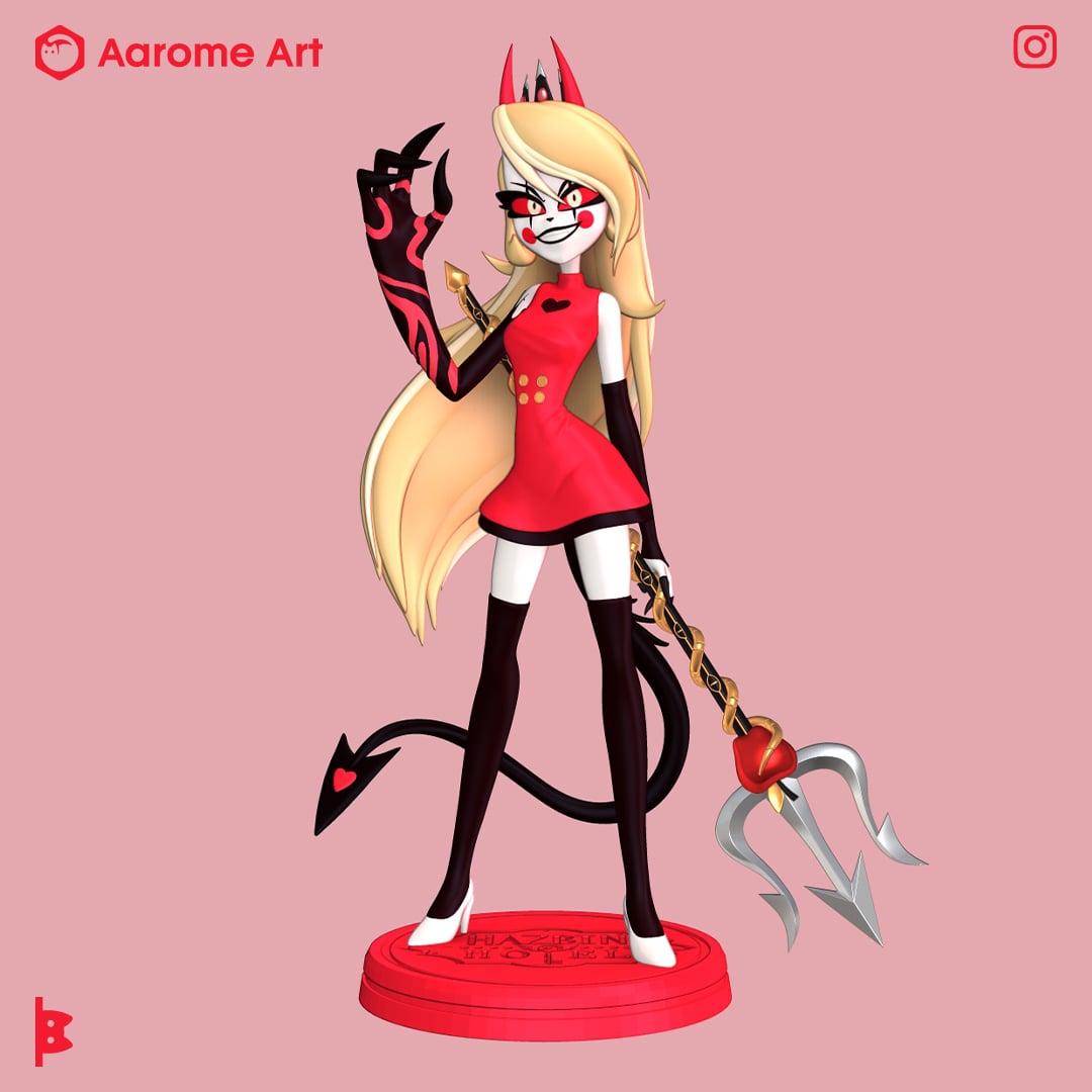 Charlie Demon Hazbin Hotel 3d model