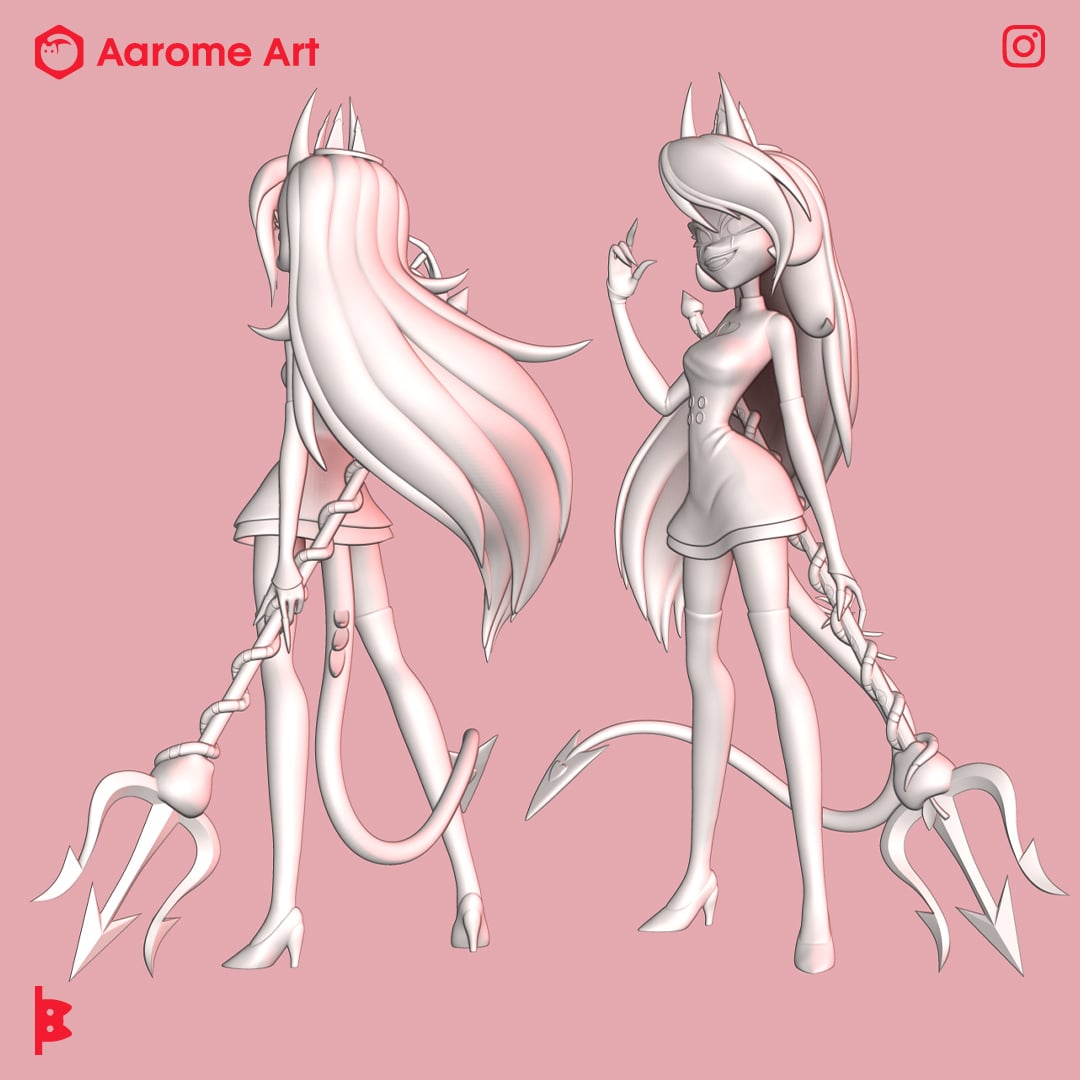 Charlie Demon Hazbin Hotel 3d model