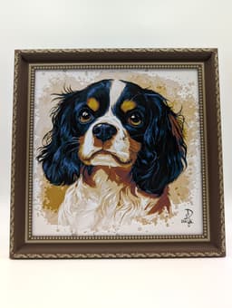 Cavalier King Charles Spaniel - Hueforge Print 3d model