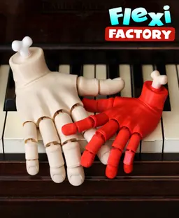 Flexi Factory Hand with Bone! 3d model