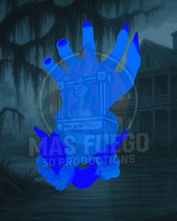 Ghostly Spooky Hand - Hands Of Power - Controller Stand 3d model