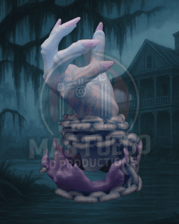 Ghostly Spooky Hand - Hands Of Power - Controller Stand 3d model