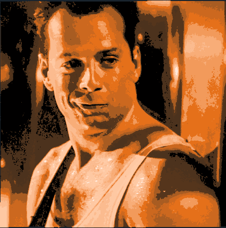 HueForge - Die Hard Bruce Willis 3d model