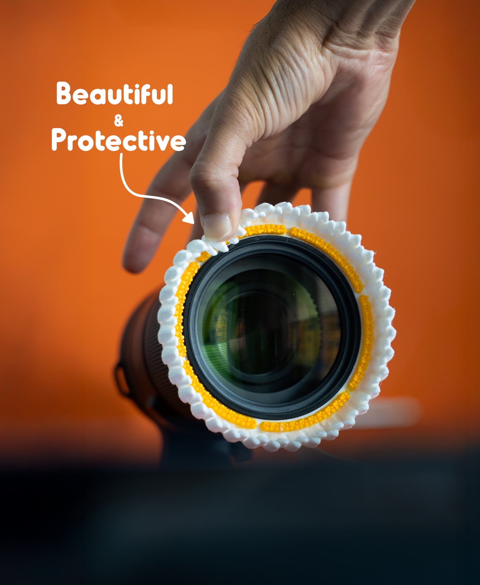 Protective Flower - Lens Accessory 3d model